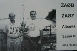 QSL Card ZA0B and ZA09Z